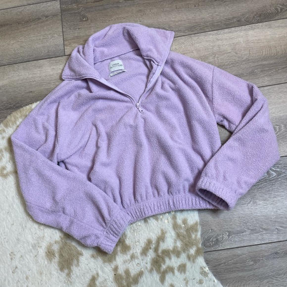 Urban Outfitters Tops - Urban outfitters lavender purple soft quarter zip pullover